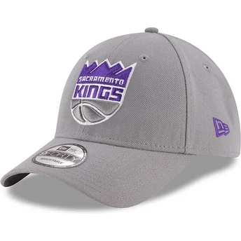 Шапка извита сив регулируем 9FORTY The League на Sacramento Kings NBA от New Era