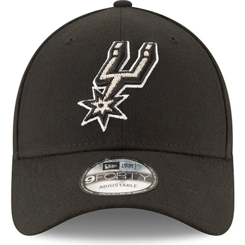 sort-justerbar-curved-kasket-9forty-the-league-fra-san-antonio-spurs-nba-fra-new-era