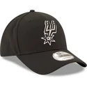 shapka-izvita-cherna-reguliruema-9forty-the-league-na-san-antonio-spurs-nba-ot-new-era