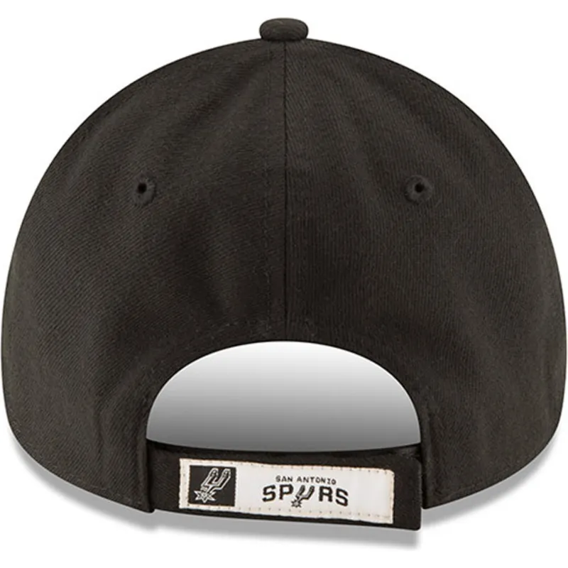 shapka-izvita-cherna-reguliruema-9forty-the-league-na-san-antonio-spurs-nba-ot-new-era