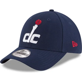 Шапка извита тъмносин регулируем 9FORTY The League на Washington Wizards NBA от New Era