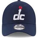 marineblaue-verstellbare-curved-cap-9forty-the-league-der-washington-wizards-nba-von-new-era