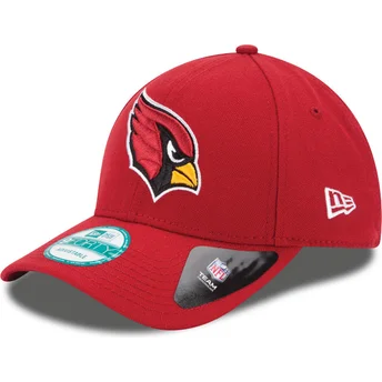 Червена извита регулируема шапка 9FORTY The League на Arizona Cardinals NFL от New Era