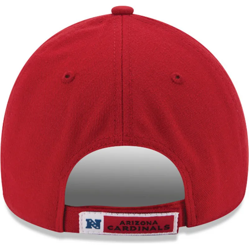 rote-verstellbare-curved-cap-9forty-the-league-der-arizona-cardinals-nfl-von-new-era