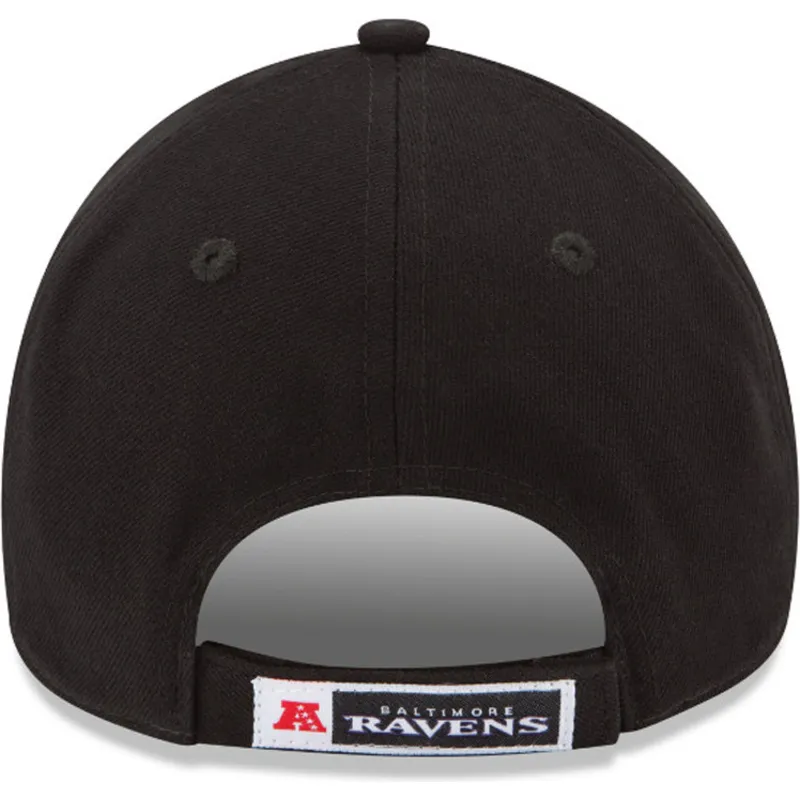 shapka-izvita-cherna-reguliruem-9forty-the-league-na-baltimore-ravens-nfl-ot-new-era