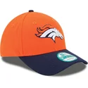 gorra-curva-naranja-y-azul-marino-ajustable-9forty-the-league-de-denver-broncos-nfl-de-new-era