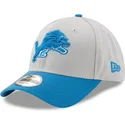 verstellbare-9forty-the-league-kappe-in-grau-und-blau-der-detroit-lions-nfl-von-new-era