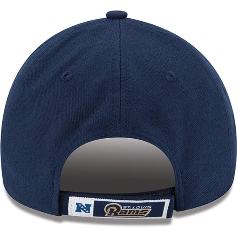 gorra-curva-azul-marino-ajustable-9forty-the-league-de-los-angeles-rams-nfl-de-new-era