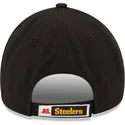 gorra-curva-negra-ajustable-9forty-the-league-de-pittsburgh-steelers-nfl-de-new-era