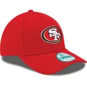 shapka-izvita-chervena-reguliruem-9forty-the-league-na-san-francisco-49ers-nfl-ot-new-era