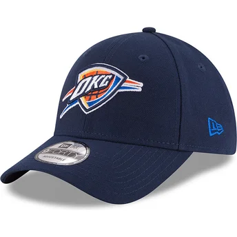 Шапка извита тъмносин регулируем 9FORTY The League на Oklahoma City Thunder NBA от New Era