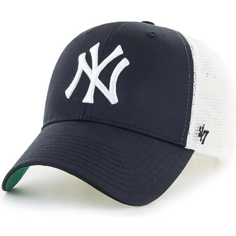 shapka-izvita-traker-cherna-snapbek-za-deca-na-new-york-yankees-mlb-ot-47-brand