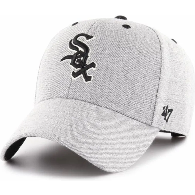 shapka-izvita-siv-reguliruem-na-chicago-white-sox-mlb-ot-47-brand shapka-izvita-siv-reguliruem-na-chicago-white-sox-mlb-ot-47-brand