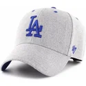 casquette-courbee-grise-ajustable-los-angeles-dodgers-mlb-mvp-storm-cloud-47-brand