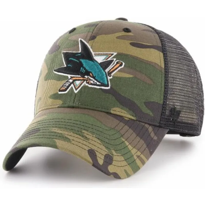 trucker-cap-camouflage-san-jose-sharks-nhl-mvp-branson-von-47-brand