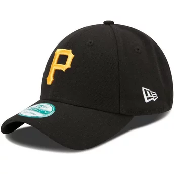 New Era Curved Brim 9FORTY The League Pittsburgh Pirates MLB Adjustable Cap schwarz