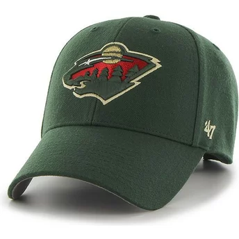 47 Brand Curved Brim Minnesota Wild NHL MVP Cap grün