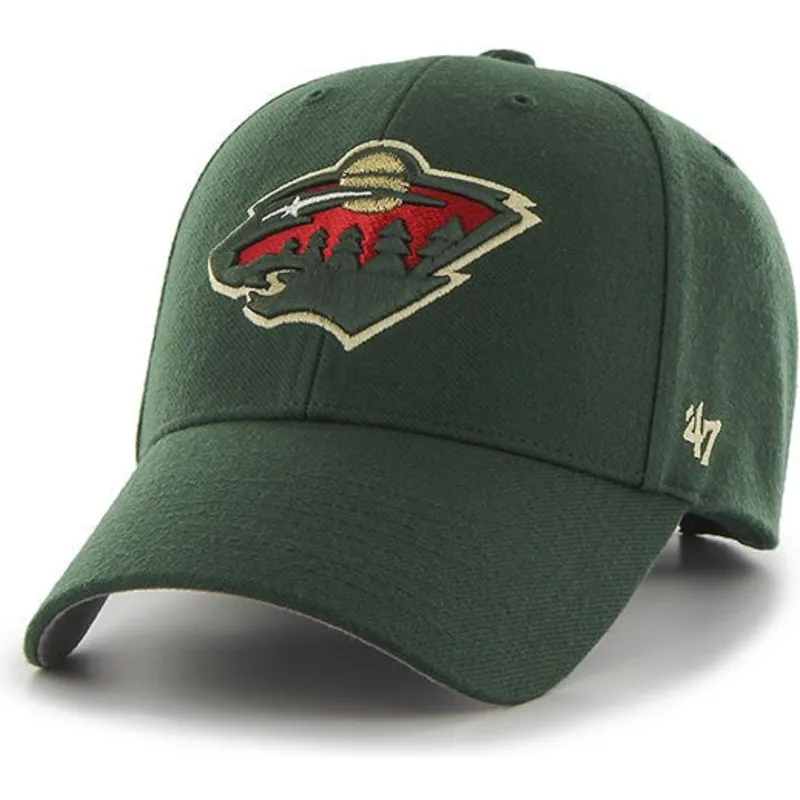 shapka-izvita-zelena-reguliruema-na-minnesota-wild-nhl-ot-47-brand