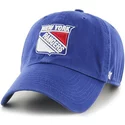 47-brand-curved-brim-new-york-rangers-nhl-clean-up-cap-blau