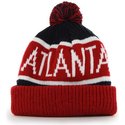 47-brand-atlanta-braves-mlb-cuff-knit-calgary-beanie-bommelmutze-rot-und-marineblau