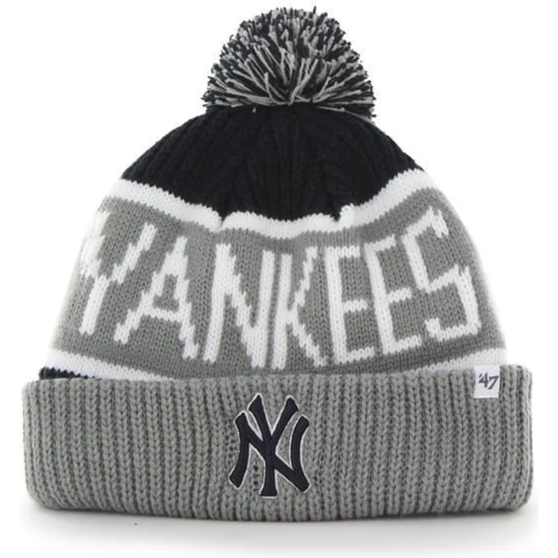 shapka-pompon-siv-na-new-york-yankees-mlb-ot-47-brand