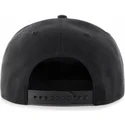 schwarze-snapback-cap-mit-flachem-schirm-und-goldfarbenem-los-angeles-dodgers-mlb-captain-metalivise-logo-von-47-brand