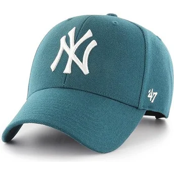 47 Brand New York Yankees MLB MVP kasket med buet skygge i pacific grøn