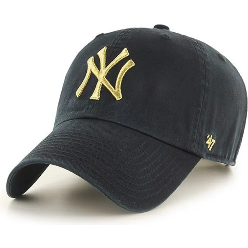 shapka-izvita-cherna-reguliruem-oro-na-new-york-yankees-mlb-ot-47-brand