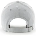 grau-gebogener-kappe-mit-grauem-new-york-yankees-logo-mlb-clean-up-ultra-basic-von-47-brand
