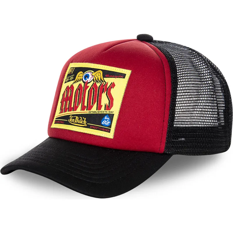 shapka-izvita-traker-chervena-snapbek-ber02-ot-von-dutch