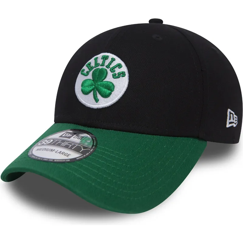 shapka-izvita-cherna-prilepnala-39thirty-black-base-na-boston-celtics-mlb-ot-new-era