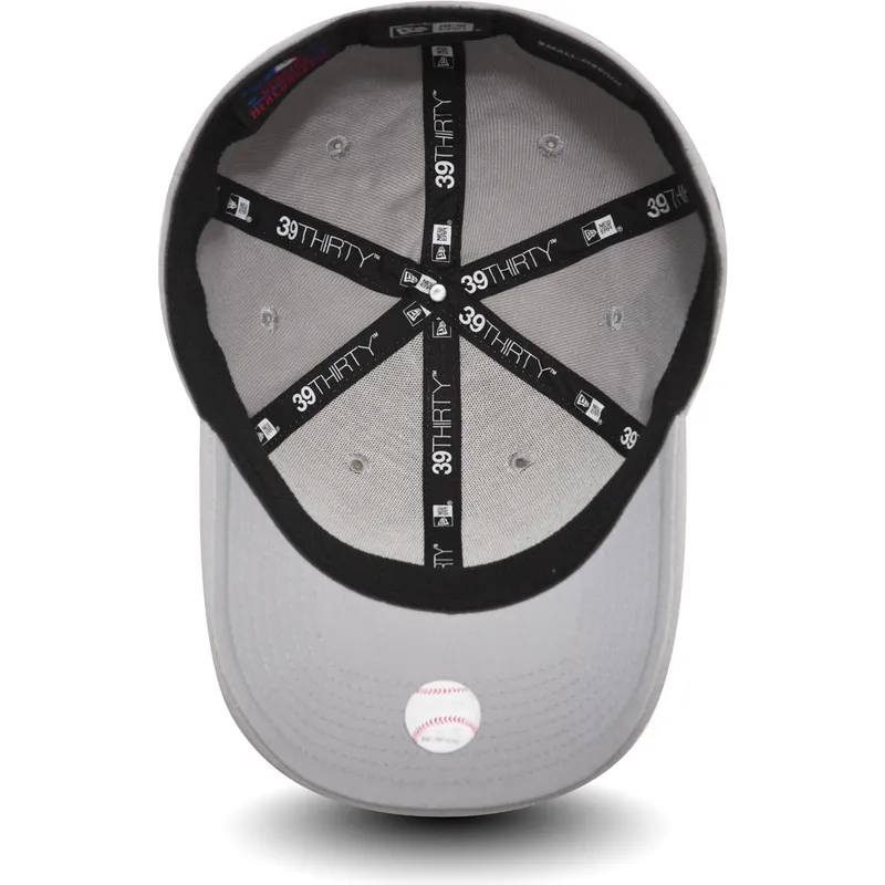 shapka-izvita-siv-prilepnala-za-deca-39thirty-stretch-rubber-emblem-na-new-york-yankees-mlb-ot-new-era