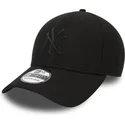 shapka-izvita-cherna-prilepnala-za-deca-39thirty-rubber-prime-na-new-york-yankees-mlb-ot-new-era