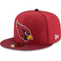 gorra-plana-roja-ajustada-59fifty-sideline-de-arizona-cardinals-nfl-de-new-era