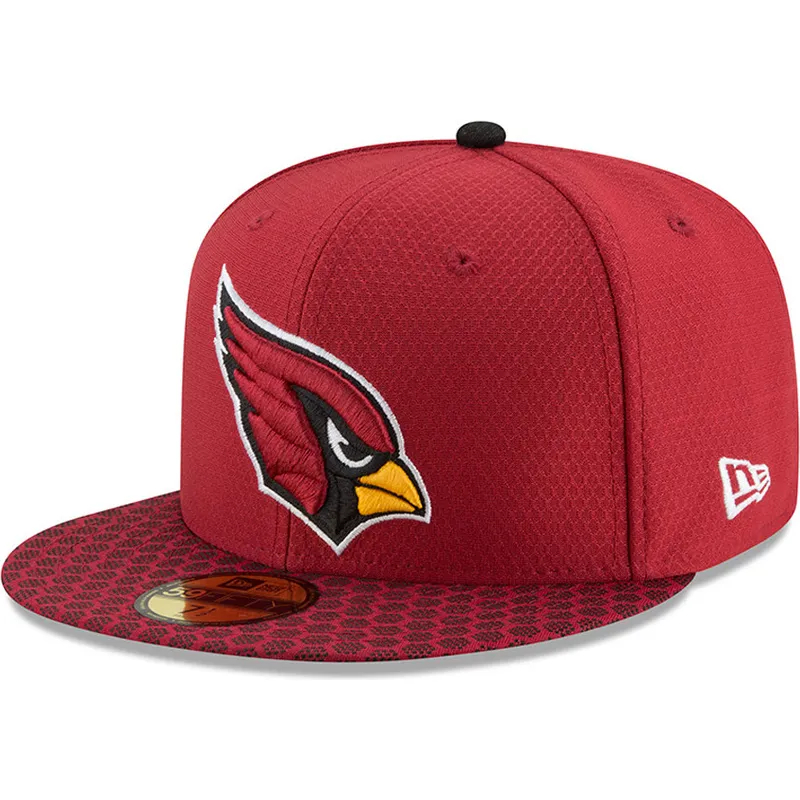 gorra-plana-roja-ajustada-59fifty-sideline-de-arizona-cardinals-nfl-de-new-era