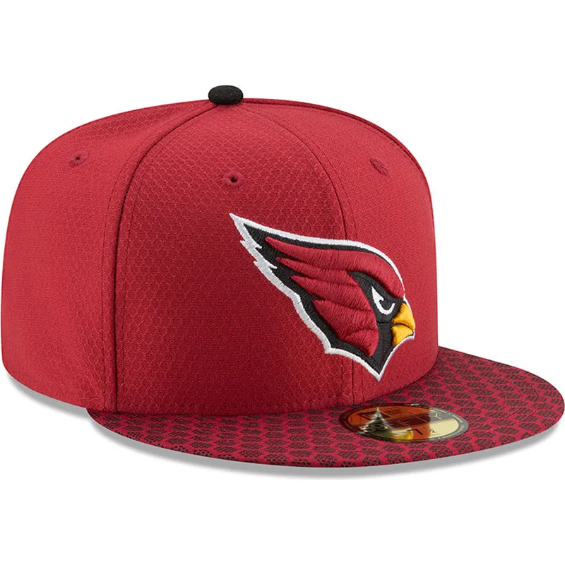 gorra-plana-roja-ajustada-59fifty-sideline-de-arizona-cardinals-nfl-de-new-era