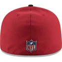 gorra-plana-roja-ajustada-59fifty-sideline-de-arizona-cardinals-nfl-de-new-era