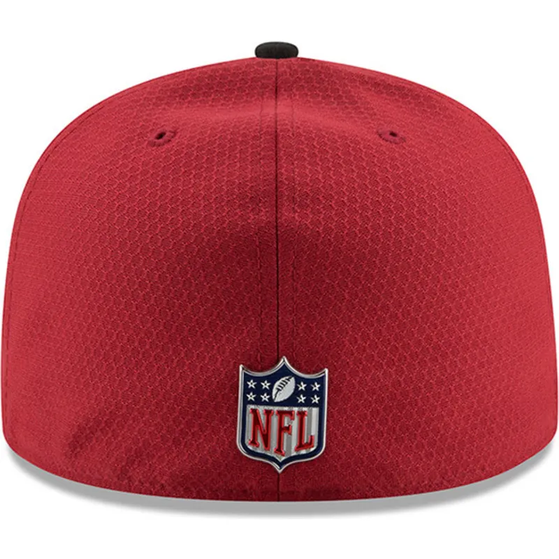 gorra-plana-roja-ajustada-59fifty-sideline-de-arizona-cardinals-nfl-de-new-era