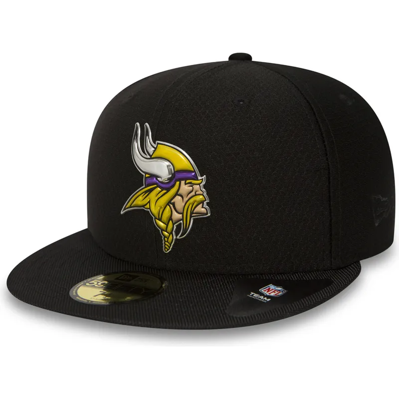 shapka-ploska-cherna-prilepnala-59fifty-black-coll-na-minnesota-vikings-nfl-ot-new-era