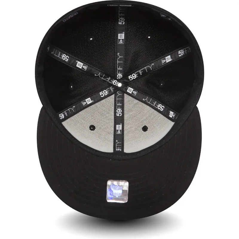 gorra-plana-negra-ajustada-59fifty-black-coll-de-new-england-patriots-nfl-de-new-era