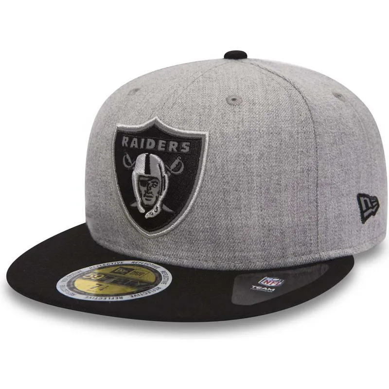 shapka-ploska-siv-prilepnala-59fifty-reflective-heather-na-las-vegas-raiders-nfl-ot-new-era