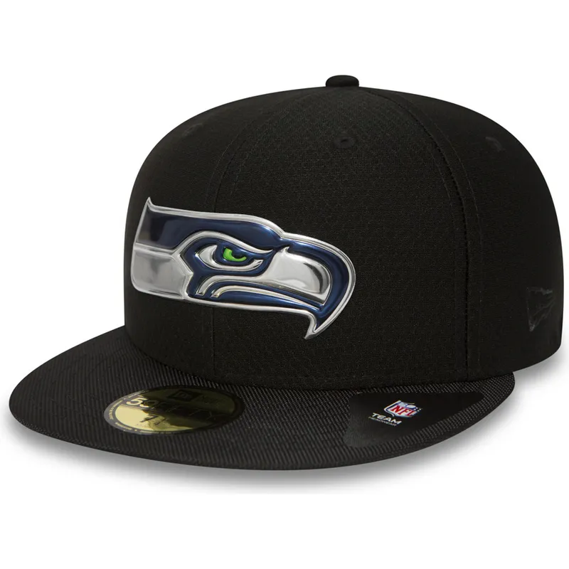 shapka-ploska-cherna-prilepnala-59fifty-black-coll-na-seattle-seahawks-nfl-ot-new-era