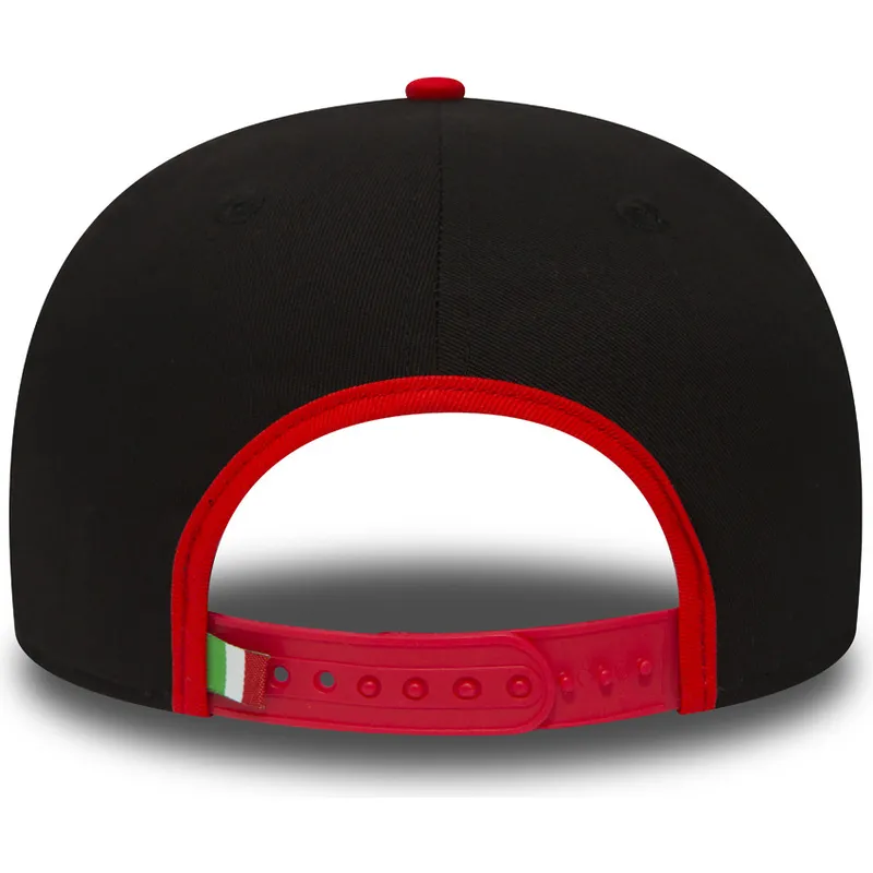 shapka-ploska-cherna-snapbek-9fifty-snaparch-na-ducati-motor-motogp-ot-new-era