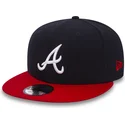shapka-ploska-cherna-snapbek-9fifty-na-atlanta-braves-mlb-ot-new-era