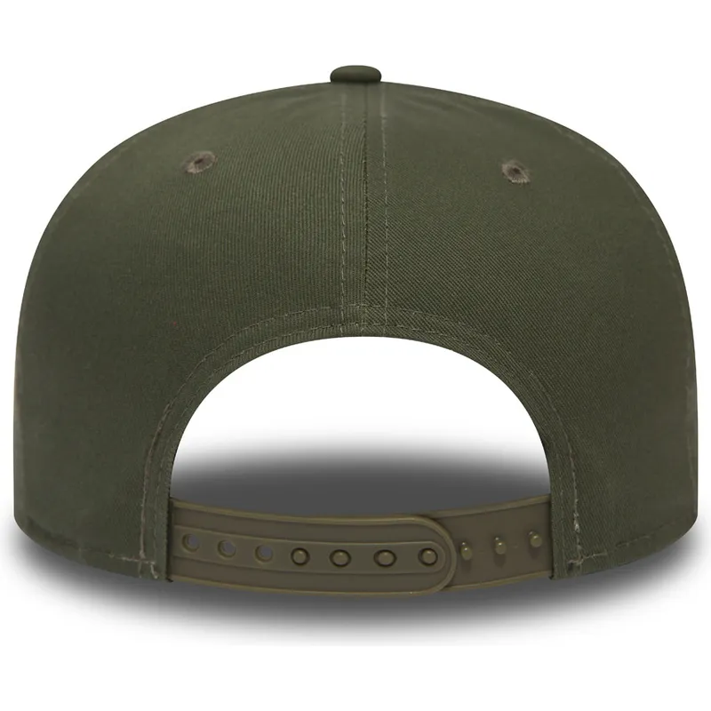 shapka-ploska-zelena-snapbek-9fifty-league-essential-na-detroit-tigers-mlb-ot-new-era