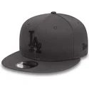 los-angeles-dodgers-mlb-9fifty-league-essential-stein-snapback-mit-schwarzem-logo-von-new-era