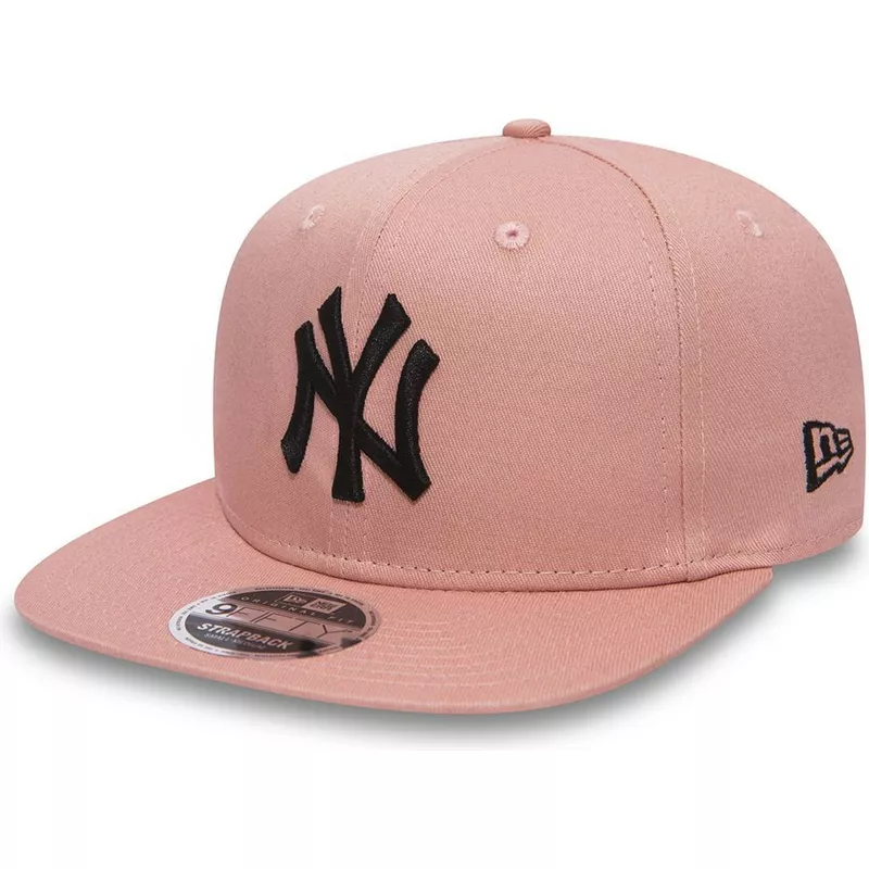 máquina cafetería Pensar en el futuro Gorra plana rosa ajustable con logo negro 9FIFTY True Originators de New  York Yankees MLB de New Era: Caphunters.bg