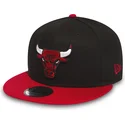 shapka-ploska-cherna-snapbek-9fifty-na-chicago-bulls-nba-ot-new-era