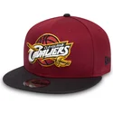 shapka-ploska-chervena-snapbek-9fifty-na-cleveland-cavaliers-nba-ot-new-era