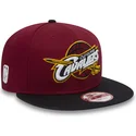 shapka-ploska-chervena-snapbek-9fifty-na-cleveland-cavaliers-nba-ot-new-era
